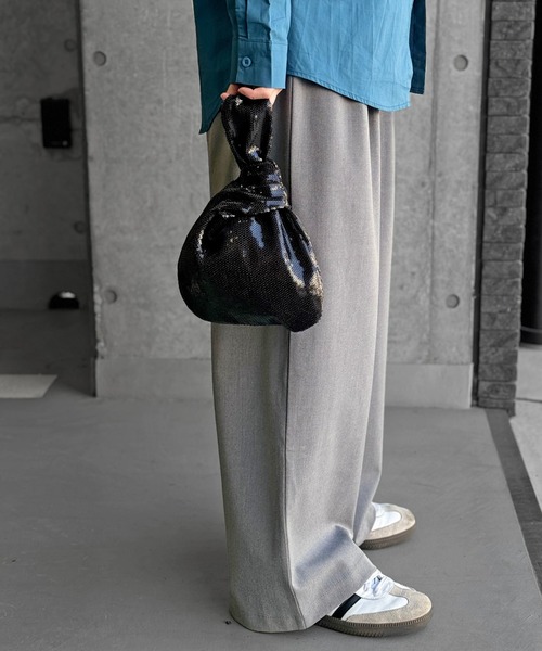 Marient（マリエント）の「アシメスパンコールミニBAG（ショルダーバッグ・レディース・ブラック/シルバー・FREE）」の6枚目の写真