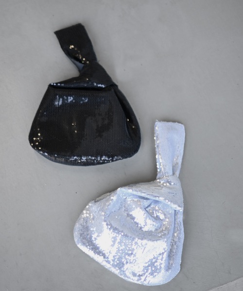 Marient（マリエント）の「アシメスパンコールミニBAG（ショルダーバッグ・レディース・ブラック/シルバー・FREE）」の3枚目の写真