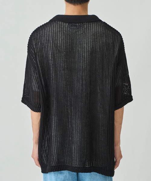 DISCOVERED（ディスカバード）の「CROCHET LINE KNIT SHIRTS（シャツ/ブラウス・メンズ・ホワイト/ブラック・3）」の19枚目の写真