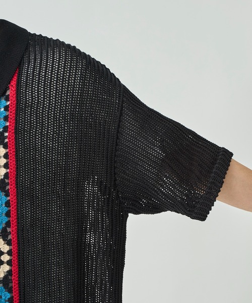 DISCOVERED（ディスカバード）の「CROCHET LINE KNIT SHIRTS（シャツ/ブラウス・メンズ・ホワイト/ブラック・3）」の22枚目の写真