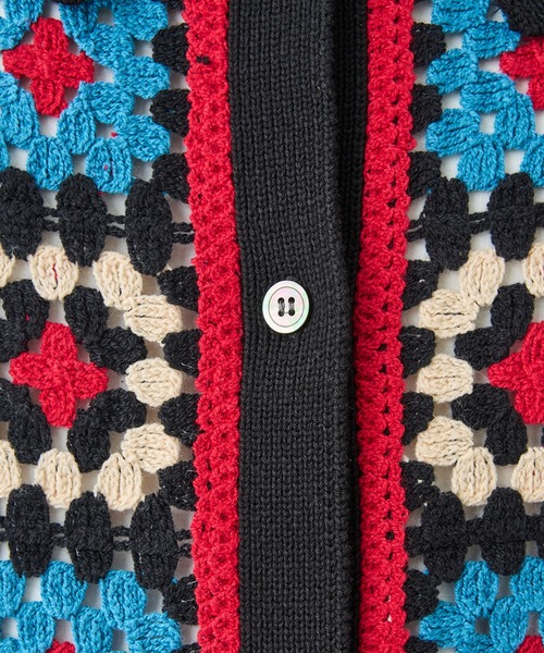 DISCOVERED（ディスカバード）の「CROCHET LINE KNIT SHIRTS（シャツ/ブラウス・メンズ・ホワイト/ブラック・3）」の21枚目の写真