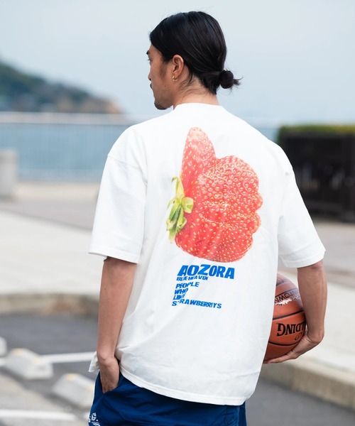 AOZORA/アオゾラ シルケットバイオ BIGポケTEE バックPT（Tシャツ/カットソー）｜AOZORA（アオゾラ）