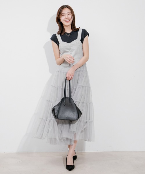 Jayro（ジャイロ）の「デニムチュール切替ジャンドレ（ジャンパー