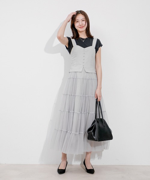 Jayro（ジャイロ）の「デニムチュール切替ジャンドレ（ジャンパー