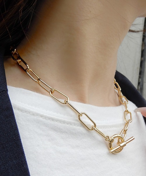 minia(ミニア)の「チェーンネックレス(ネックレス・レディース・シルバー/ゴールド・FREE)」の1枚目の写真