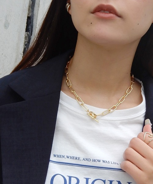 minia(ミニア)の「チェーンネックレス(ネックレス・レディース・シルバー/ゴールド・FREE)」の4枚目の写真