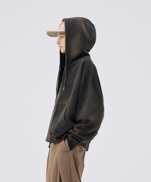 Heavy weight double zip-up hoodie /ヘビーウェイトダブル