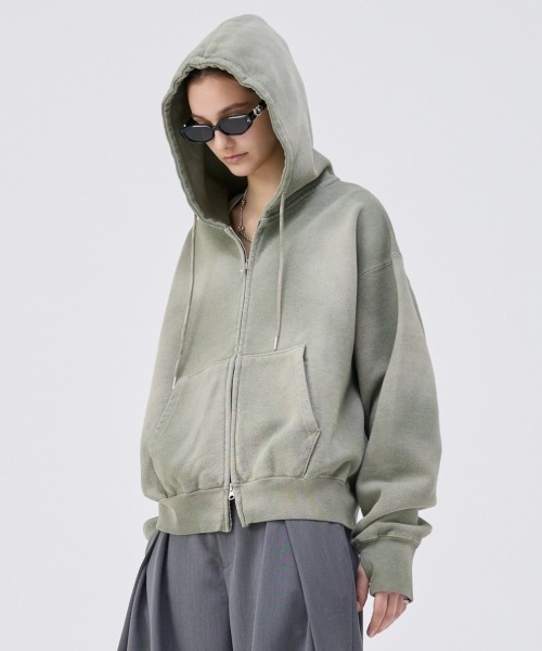 Heavy weight double zip-up hoodie /ヘビーウェイトダブルジップ