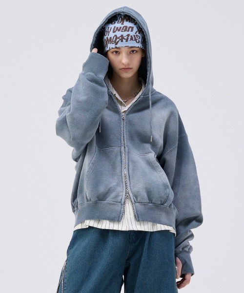 Heavy weight double zip-up hoodie /ヘビーウェイトダブルジップ