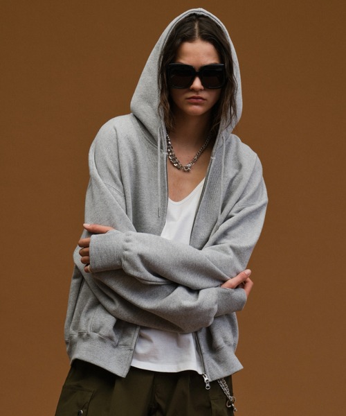 Heavy weight double zip-up hoodie /ヘビーウェイトダブルジップ