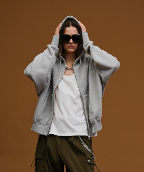 Heavy weight double zip-up hoodie /ヘビーウェイトダブルジップ  