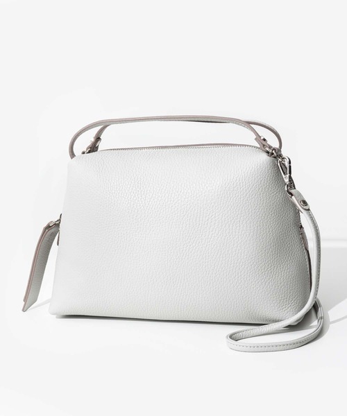 GIANNI CHIARINI（ジャンニ キアリーニ）の「GIANNI CHIARINI ALIFA ジャンニ キアリーニ ハンドバッグ アリファ Ｍ（ハンドバッグ・レディース・ベージュ/ブラック/グレー/ホワイト/ライトグリーン/ブラウン系1/ブラウン系2/オフホワイト/ベージュ系1/ネイビー/モスグリーン・FREE）」の5枚目の写真