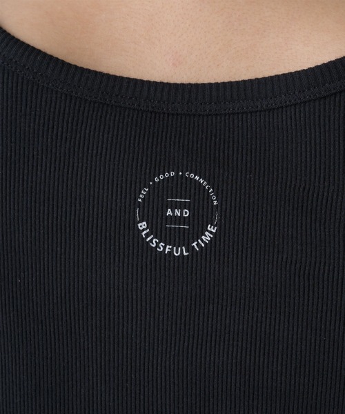 FEEL GOOD CONNECTION AND BLISSFUL TIME(フィールグッドコネクションアンドブリスフルタイム)の「【F&B】オーガニックコットンノースリーブインナー(キャミソール・レディース・ブラック/オフホワイト・FREE)」の12枚目の写真