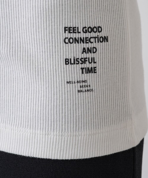 FEEL GOOD CONNECTION AND BLISSFUL TIME(フィールグッドコネクションアンドブリスフルタイム)の「【F&B】オーガニックコットンノースリーブインナー(キャミソール・レディース・ブラック/オフホワイト・FREE)」の9枚目の写真