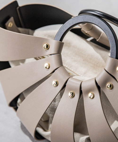 LAUTREAMONT（ロートレアモン）の「レザーコンビバッグ（ハンドバッグ・レディース・ブラック/キャメル・FREE）」の15枚目の写真