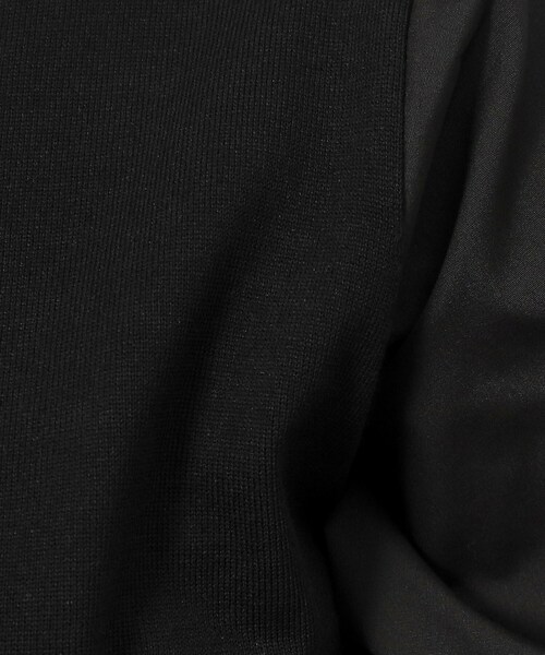 OPAQUE.CLIP（オペークドットクリップ）の「◆スリーブフハクドッキング5分袖ニット【洗濯機洗い可】（ニット/セーター・レディース・ブラウン系その他/ブルー系その他/ホワイト/ブラック・40/36/38）」の16枚目の写真