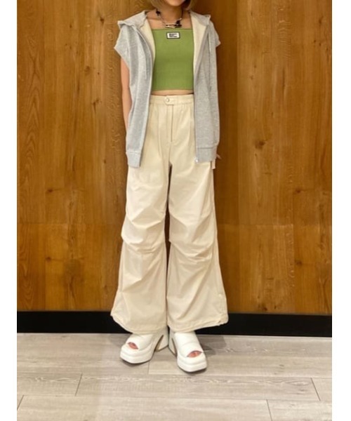 THROW 16 x THROW PAD IN HG RIB CAMI シックスティーン スロー