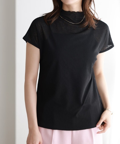 新品 ルミノア フレンチスリーブTシャツ 希少T0 定価12100円 雑誌掲載 itema5b8586a2a2811efa9590242ac