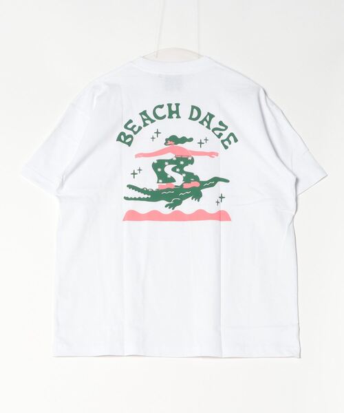 ムラサキスポーツ(ムラサキスポーツ)の「【ムラサキスポーツ限定】DEAR LAUREL/ディアローレル 半袖Tシャツ バックプリント Toyameg D24S2120(Tシャツ/カットソー・メンズ・ホワイト/ライトブルー・M/L)」の14枚目の写真