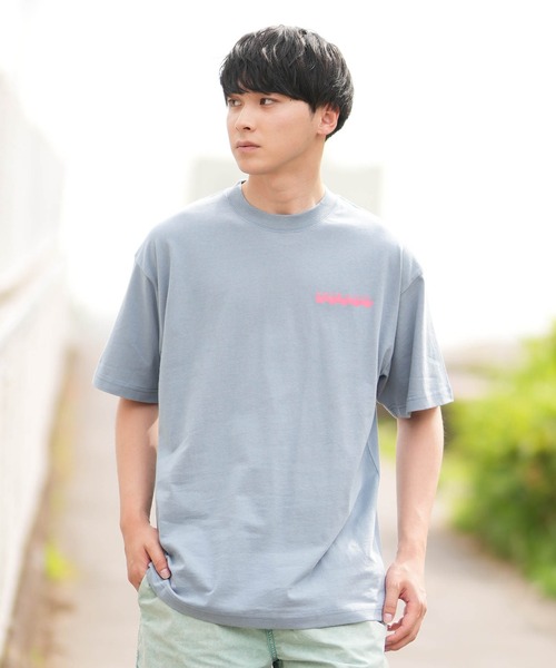 ムラサキスポーツ(ムラサキスポーツ)の「【ムラサキスポーツ限定】DEAR LAUREL/ディアローレル 半袖Tシャツ バックプリント Toyameg D24S2120(Tシャツ/カットソー・メンズ・ホワイト/ライトブルー・M/L)」の4枚目の写真