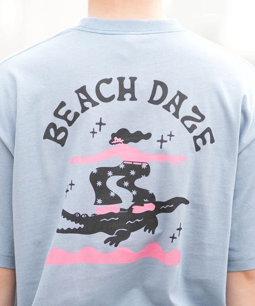 ムラサキスポーツ(ムラサキスポーツ)の「【ムラサキスポーツ限定】DEAR LAUREL/ディアローレル 半袖Tシャツ バックプリント Toyameg D24S2120(Tシャツ/カットソー・メンズ・ホワイト/ライトブルー・M/L)」の21枚目の写真