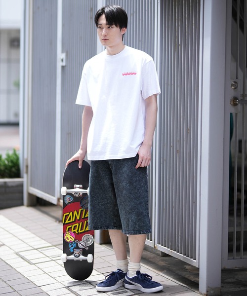 ムラサキスポーツ(ムラサキスポーツ)の「【ムラサキスポーツ限定】DEAR LAUREL/ディアローレル 半袖Tシャツ バックプリント Toyameg D24S2120(Tシャツ/カットソー・メンズ・ホワイト/ライトブルー・M/L)」の9枚目の写真