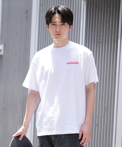 ムラサキスポーツ(ムラサキスポーツ)の「【ムラサキスポーツ限定】DEAR LAUREL/ディアローレル 半袖Tシャツ バックプリント Toyameg D24S2120(Tシャツ/カットソー・メンズ・ホワイト/ライトブルー・M/L)」の11枚目の写真