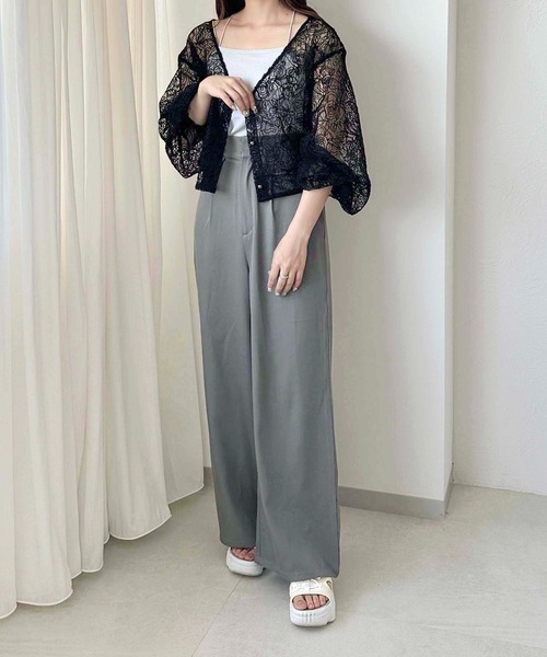 apres jour clair(アプレジュールクレア)の「【apres jour clair】2wayレースブラウス【ZOZOTOWN限定アイテム】(シャツ/ブラウス・レディース・オフホワイト/アイボリー/ブラック・X-LARGE/フリー)」の19枚目の写真
