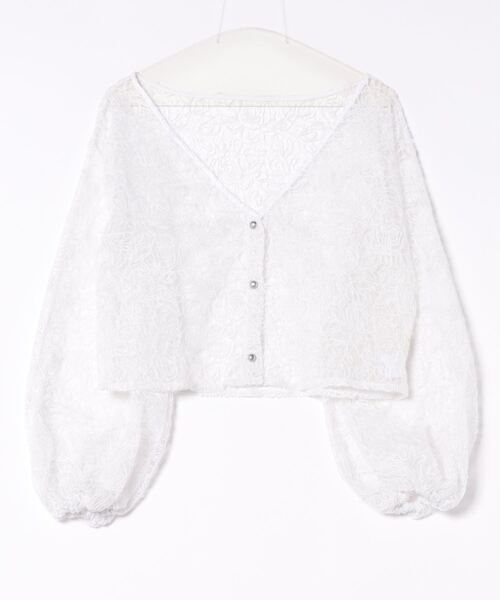 apres jour clair(アプレジュールクレア)の「【apres jour clair】2wayレースブラウス【ZOZOTOWN限定アイテム】(シャツ/ブラウス・レディース・オフホワイト/アイボリー/ブラック・X-LARGE/フリー)」の18枚目の写真