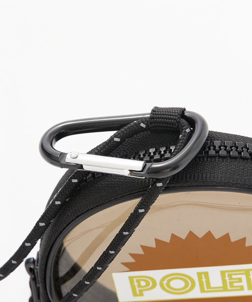 POLeR(ポーラー)の「【POLeR/ポーラー】PVC ROUND POUCH/モバイルポーチ(エコバッグ/サブバッグ・メンズ・クリア/オレンジ・フリー)」の9枚目の写真