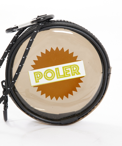 POLeR(ポーラー)の「【POLeR/ポーラー】PVC ROUND POUCH/モバイルポーチ(エコバッグ/サブバッグ・メンズ・クリア/オレンジ・フリー)」の13枚目の写真