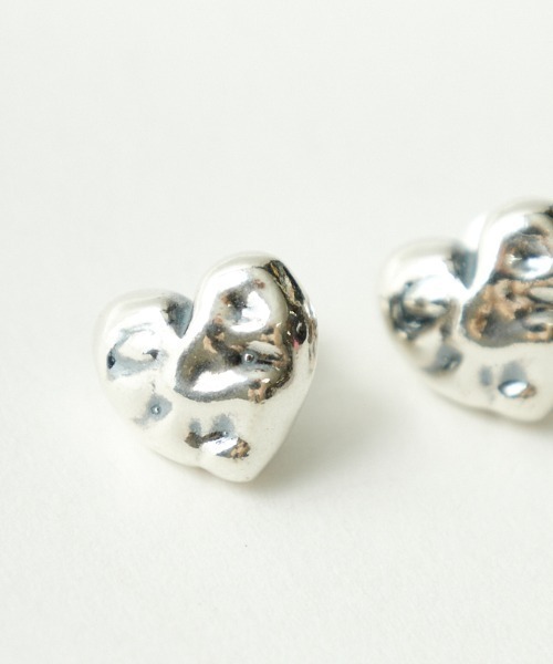 aura/オーラ] VINTAGE HEART シルバーピアス（ピアス（両耳用