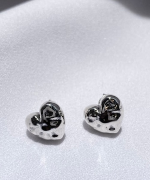 aura/オーラ] VINTAGE HEART シルバーピアス（ピアス（両耳用