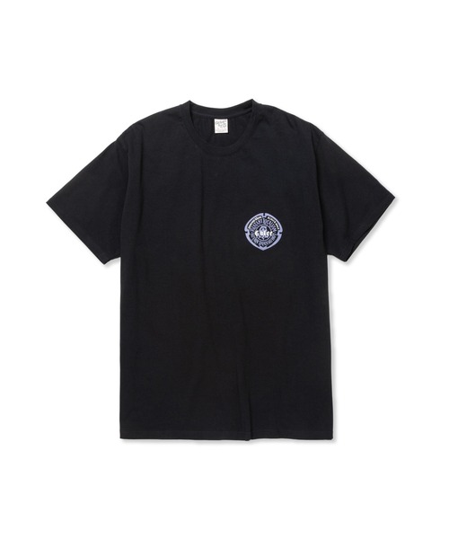 CALEE（キャリー）の「STRETCH EMBLEM LOGO TEE ＜NATURALLY PAINT DESIGN＞（Tシャツ/カットソー・メンズ・ブラック/チャコールグレー/ホワイト/グレー・LARGE/X-LARGE/SMALL/XX-LARGE）」の3枚目の写真