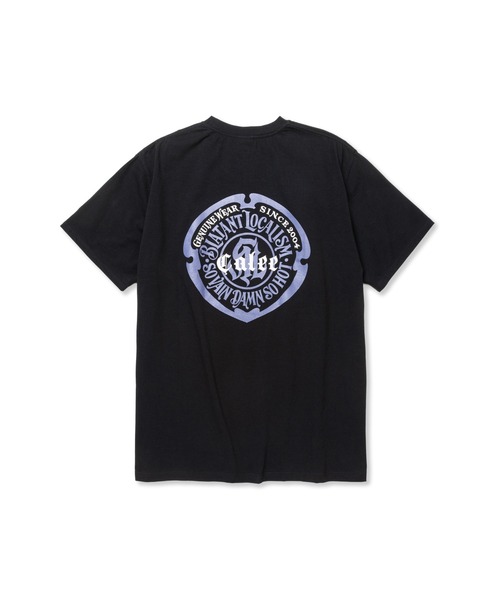 CALEE（キャリー）の「STRETCH EMBLEM LOGO TEE ＜NATURALLY PAINT DESIGN＞（Tシャツ/カットソー・メンズ・ブラック/チャコールグレー/ホワイト/グレー・LARGE/X-LARGE/SMALL/XX-LARGE）」の5枚目の写真