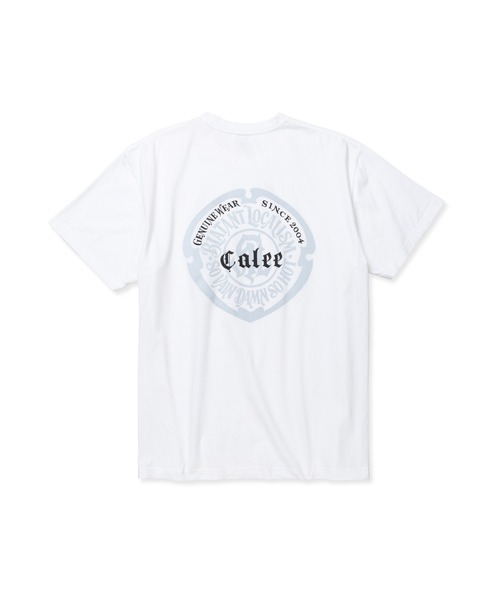 CALEE（キャリー）の「STRETCH EMBLEM LOGO TEE ＜NATURALLY PAINT DESIGN＞（Tシャツ/カットソー・メンズ・ブラック/チャコールグレー/ホワイト/グレー・LARGE/X-LARGE/SMALL/XX-LARGE）」の7枚目の写真