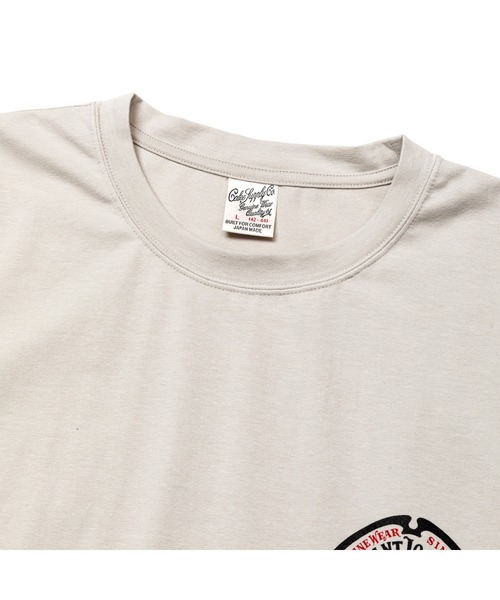 CALEE（キャリー）の「STRETCH EMBLEM LOGO TEE ＜NATURALLY PAINT DESIGN＞（Tシャツ/カットソー・メンズ・ブラック/チャコールグレー/ホワイト/グレー・LARGE/X-LARGE/SMALL/XX-LARGE）」の10枚目の写真