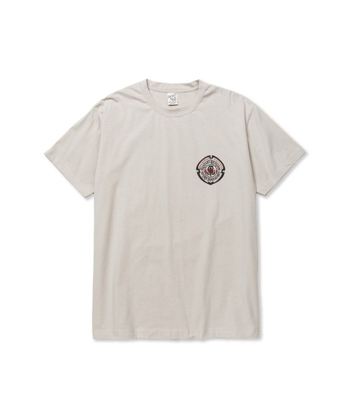 CALEE（キャリー）の「STRETCH EMBLEM LOGO TEE ＜NATURALLY PAINT DESIGN＞（Tシャツ/カットソー・メンズ・ブラック/チャコールグレー/ホワイト/グレー・LARGE/X-LARGE/SMALL/XX-LARGE）」の8枚目の写真