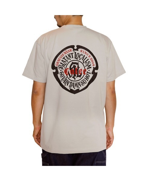 CALEE（キャリー）の「STRETCH EMBLEM LOGO TEE ＜NATURALLY PAINT DESIGN＞（Tシャツ/カットソー・メンズ・ブラック/チャコールグレー/ホワイト/グレー・LARGE/X-LARGE/SMALL/XX-LARGE）」の13枚目の写真