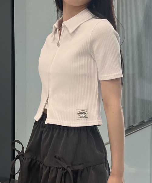 MAGPIEROBIN(マグパイロビン)の「MAGPIE ROBIN/ROLL SPAN カーディガン(カーディガン/ボレロ・レディース・ピンク/ホワイト/ネイビー・FREE)」の22枚目の写真