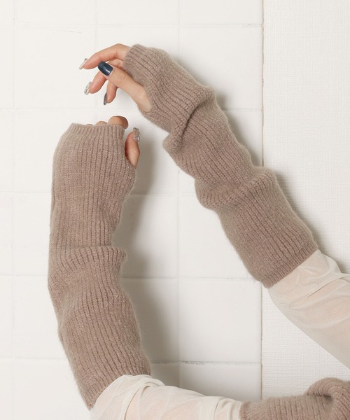 ニットベスト ＋ アームウォーマー 2点セット（ニット/セーター