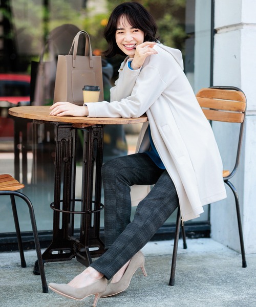 BELLUNA PLUS(ベルーナ)の「ポカポカ!静電防止付裏ファーパンツ69丈(その他パンツ・レディース・グレー系2/ブラック/ベージュ系/グレー系1/ブラック系/チャコール・X-LARGE/LARGE/MEDIUM/SMALL)」の15枚目の写真