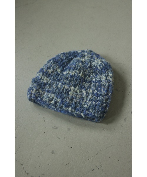 BLACK BY MOUSSY(ブラックバイマウジー)の「unevenness hat(アンイーヴンネスハット)(ニットキャップ/ビーニー・レディース・ピンク系その他/ブルー系その他・FREE)」の11枚目の写真