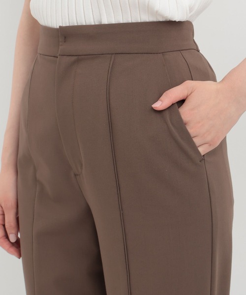 Andemiu（アンデミュウ）の「【LサイズWEB限定】ピンタックフレアパンツ136047（スラックス・レディース・ベージュ/オレンジ/ブラウン/ブラック・SMALL/MEDIUM/LARGE）」の13枚目の写真