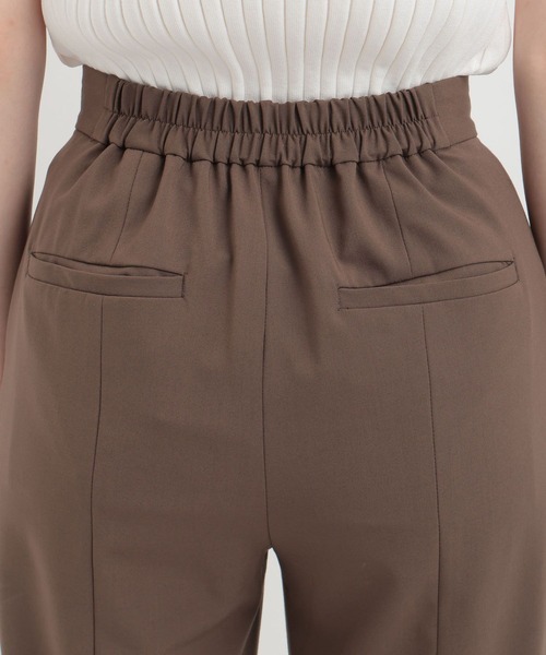 その他 M セール】【LサイズWEB限定】ピンタックフレアパンツ136047（スラックス