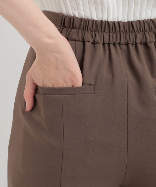 Andemiu（アンデミュウ）の「【LサイズWEB限定】ピンタックフレアパンツ136047（スラックス・レディース・ベージュ/オレンジ/ブラウン/ブラック・SMALL/MEDIUM/LARGE）」の16枚目の写真