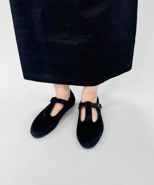 セール】【LA CADENA/ラ カデナ】別注 VELOUR T STRAP（その他シューズ