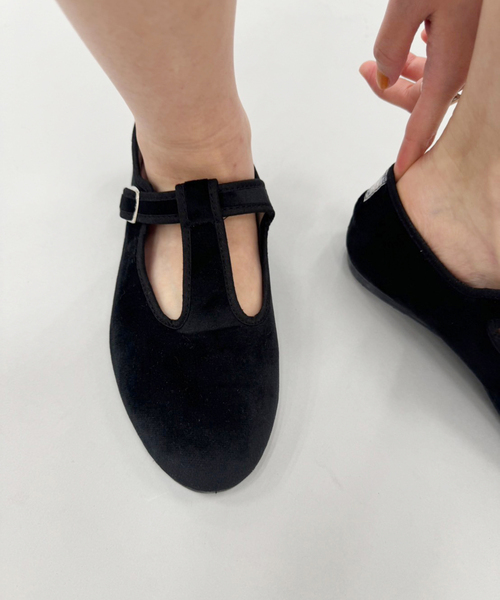 セール】【LA CADENA/ラ カデナ】別注 VELOUR T STRAP（その他シューズ
