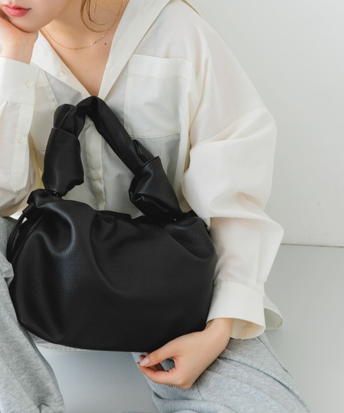 デザインワンハンドルドロストバッグ