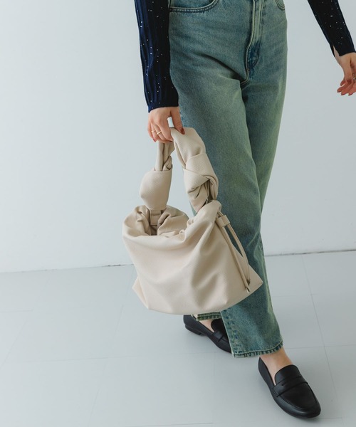 デザインワンハンドルドロストバッグ